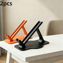 2 Packs Bedside Phone Holder, Anti-Drop Phone Stand For Bed Frame & Sofa, Hands-Free Viewing Mount With Charging Port, Ergonomic Design For Bedroom & Living Room - A - View 7
