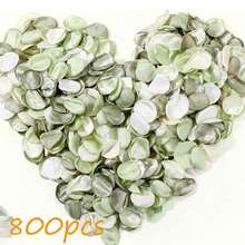 50/100/300/500/1000/1200pcs Silk Rose Petals Artificial Petals, Suitable For Wedding Flower Baskets, Aisle Scattering, Dinner Table Centerpiece Decoration, Party, Bridal Shower, Romantic Night Decor (Sage Green) - Multicolor - View 15