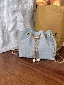 Tas ember mini yang stylish ini sangat cocok untuk bepergian, berbelanja, menghadiri pesta, dan juga menjadi hadiah yang bagus untuk teman-teman. - MultiWarna - View 4