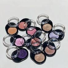 Topper de Sombra Cintilante Individual, Glitter Fino Suave em Tom Neutro Rosa-Dourado, Fórmula Construível e Misturável, À Prova d'Água e de Suor, Cria um Olhar Natural e Brilhante para Maquiagem de Encontro Diário - Multicolorido - Visão 5