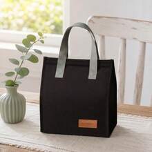 Fashionable Sealed Insulated Aluminum Foil Large Capacity Thickened Leak-Proof Waterproof Reusable Multi-Functional Portable Handheld Lunch Bag/Bento Box, Suitable For Daily Use, Travel, Work, Holiday, Camping, Dating, Outdoor Party, Office, School, Restaurant, Gift Set - Multicolor - View 10