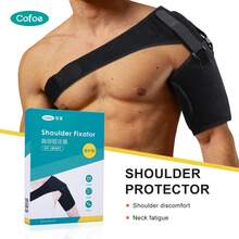 Cofoe Rotator Cuff Shoulder Brace For Women & Men - Support - Gray-UNI Compression Sleeve, Pain Relief, Adjustable Strap, Fits Left Or Right Arm, AC Joint, Labrum Tear, Dislocation, For Sleeping - View 11