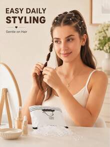 5000/3000/2000/1000pcs Mini Solid Color Disposable Hair Ties, Strong And Durable Small Hair Bands, Gentle On Hair, Suitable For Daily Use - Multicolor - View 7