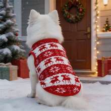 Suitable For Small And Medium Dogs, Pet Dog And Cat Vest, Christmas Theme New Year Clothes, Deer Vest, Dog And Cat Clothes (Recommended To Choose One Size Larger) - Multicolor - View 14