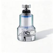 2pcs 3-Mode Faucet Aerator Filter Set, Multi-Mode Water Flow Switching, Transparent Housing For Visual Filter Status, Replaceable Filter Cartridge To Reduce Cost, Universal Fit Interface, No-Drill Easy Installation, Leak-Proof Sealed Structure, Polished Finish, Easy Disassembly And Cleaning, Home Bathroom Faucet Filtration Accessory, Stable And Secure - Multicolor - View 4