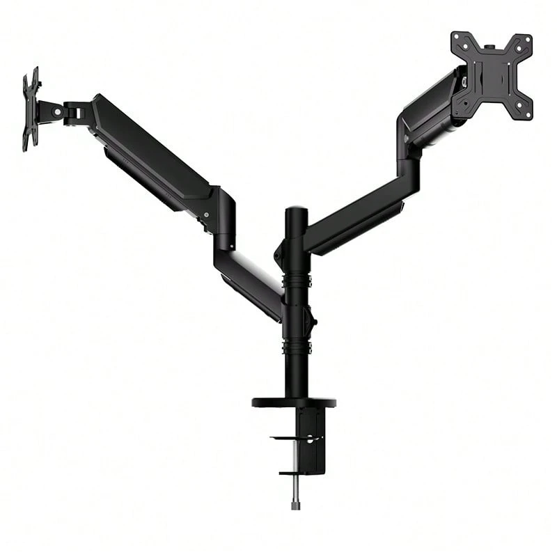 Lenovo A720 Pneumatic Full‑Motion Monitor Stand, Articulating Multi‑Direction Rotatable VESA Mount Bracket, One‑Hand Smooth Adjustment, Cable Management, Space‑Saving Ergonomic Riser For Large‑Screen Home Office Display - View 1