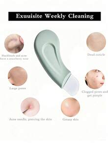 Manual Facial Blackhead Removal Scraper, Pore Cleansing Tool, Deep Pore Cleaning And Gentle Exfoliation, Create Smooth And Refined Skin, Easy To Use Unisex Blackhead Removal Tool, Suitable For Daily Skincare - Multicolor - View 2