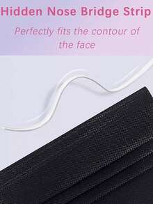 1/20/50pcs Disposable Face Masks, 3-Layer Protective Masks, Filtration Protective Masks, Suitable For Adults And Men, High Quality, Comfortable Soft Inner Layer, Breathable, Dust-Proof And Sun-Proof, Thickened Design - Multiple Styles - View 4