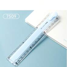 1pc Colorful Foldable Plastic Ruler, Multi-Color Portable Measuring Tool, Practical Geometric Drawing & Illustration Ruler, Classic Student Office Stationery, Back To School Season Essential, Ideal For Daily Learning And Classroom Use - Multicolor - View 13