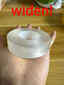 1 Roll Transparent Double-Sided Tape - Reusable, Strong Adhesive, Multi-Purpose Waterproof Transparent Double-Sided Tape, Suitable For Home, Kitchen, Office And Car. Super Strong Double-Sided Tape, Waterproof Transparent Tape, Suitable For Kitchen, Bathroom And Workshop, Strong Damage Free, Multi-Scenario Applicable And Can Be Cut Freely. - Adhesive Tape - View 11