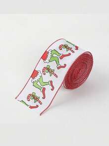 5 Yards Classic Width Christmas Scottish Check Print DIY Ribbon For Handmade DIY Craft Gift Floral Packing Wedding Christmas Wreath Deco - A - View 17