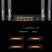 Wi-Fi 7 Router WAVLINK BE3600, Dual-Band Gigabit Mesh Wireless Router With MLO, 4096-QAM, 5dBi Antennas For Home/Office - US A Type Plug(220-240V) - View 4