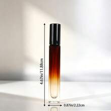Reusable Gradient Square Glass Perfume Spray Bottle, Portable Mini, Reusable Cosmetics Essential Oil Dispenser For Men And Women, Elegant Gradient Color Empty Perfume Storage Bottle For Outdoor Commuting And Dating Gifts - Multicolor - View 5