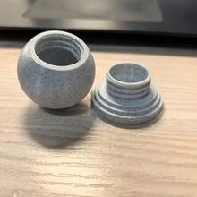 Threaded Lid Stone Pattern Spherical Storage Box, Detachable Base Round Sundries Storage Can, Mini Desktop Hardware Jewelry Small Accessories Storage Box, Suitable For Home, Office Desktop Decorative Small Items Storage Container - Multicolor - View 7