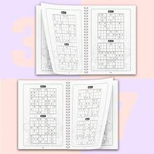 Age-Graded Sudoku Game Spiral Puzzle Notebooks, Ages 3-6, 6-9, 9-12 & 12+, Beginner To Challenge Number Logic, Focus, Critical Thinking, Problem Solving, Screen-Free Brain Games For Home Classroom Travel - Age-graded Sudoku Game - View 7