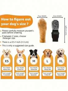 4pcs Anti-Slip Dog Socks, Double-Sided Grip Soft & Breathable, Noise-Reducing Non-Slip, For Medium To Large Dogs And Senior Dogs, Indoor Pet Socks And Leg Protection - Multicolor - View 6
