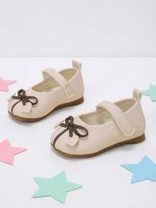 Girls' Light Pink Bow & Heart Decor Sweet Playful Style Shoes, Suitable For Summer Party, Shopping And Daily Outfits - Baby Pink - View 4