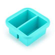 With Lid Silicone Freezing Mold Food Storage Box, Extra Large Silicone Ice Cube Tray, Food Preservation Box - Cadet Blue - View 19