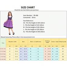 4-Color Beer Theme Dress For Girls, Children Party Performance Dress, School Activities, Festival Stage Show, Cute Costume - Multicolor - View 12