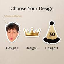 6-36pcs Custom Facial Photos Birthday Banners, Customized Paty Banner, Clear Printing, Perfect Party Decorations For Birthday Part, Anniversary, Wedding, Bridal Shower, Funny Photo Face Banner For Lover, Friend, Family, Personalized Funny Face Flags - Alien - View 3