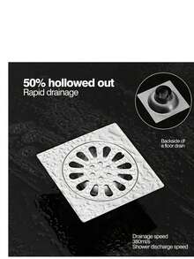 Universal Floor Drain Set, Odor‑Proof Drainage Device With Hair Filter Strainer For Bathroom, Balcony, Kitchen, Sink & Driveway - Upgraded Version 1 - View 8