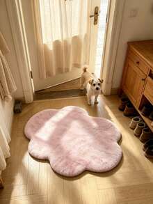 1pc 2026 New Pink Long Plush Cloud Rug, Bedroom Bedside Rug, Living Room Mirror Rug, Dressing Room Bay Window Rug, Suitable For Sofa Side, Bedside And Other Areas, Decorative Rug, Bedroom Decor, Small Rug, Rug, Home Decor, Living Room Rug, Living Room Small Rug, Bedroom Rug, Living Room Home Decor, Outdoor Rug, Washable Rug - Multicolor - View 5
