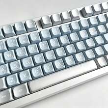 Thai Keyboard Stickers Semi-Raised Transparent Font Waterproof Scratch-Resistant PVC Residue-Free Removable 4 Colors Universal 13/14/15.6 Inch Laptop And Desktop Computer Thai Language Learning Typing - View 10