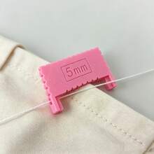 Sturdy Hinge Handheld Sewing Tool | Includes 3 Sizes (/3mm/4mm/5mm), With Anti-Puncture Design, Double-Sided Guide Pins, Side Positioning Scale | Ergonomic Fabric Sewing Enhancer, Sturdy Hinge, Perfect Gift For Mothers, Partners, Friends And Elders, Solves Pricking And Flatness Issues - Seam Ripper - View 5