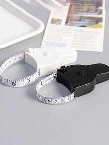 1PC Random Color Body Measurement Tape, Fitness Essential, Home Essential Soft Tape, Soft Tape For Measuring Waist, Hip, Chest, Arm, Leg, Thigh - Automatic High Precision 3-In-1 Soft Tape, Used For Measuring Height, Waist, Chest And Thigh Circumference - Retractable Fitness Measurement Tape, Convenient For Home And Gym Use - A - View 10