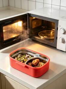 Insulated Lunch Box, Portable Insulated Food Jar, Multi-Functional Insulated Stew Pot Suitable For Office, School, Travel - Multicolor - View 7