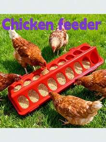 2/6pcs Professional Poultry Waterers, Large Duck, Chicken, Goose, Turkey, Rabbit And Other Bird Waterers With Installation Holes - Multi-color - View 7