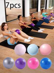 4pcs Ultra Soft 25cm Pilates Balls, Non-Slip Fitness Balls, Suitable For Core Training, Yoga, Stability Exercises, Home Fitness Equipment - View 1