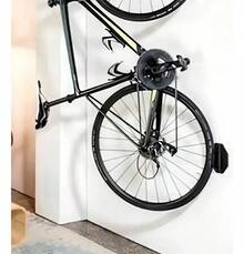 Suporte Bike Parede Completo - Roda Dianteira e Traseira - Acompanha Kit Instalação - Preto - Visão 5
