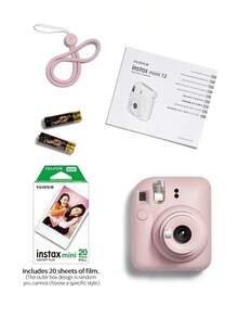 FujiFilm Instax Mini 12 & Mini 13 Instant Camera | Two Models Available | 13 Upgraded Dual-Mode Selfie & Timer | 12 Classic Basic Operation | Both Equipped With Selfie Mirror + Automatic Exposure Control | 5-Color Macaron Body, Portable For Travel - View 34