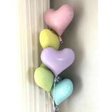 5pcs 20 Inch Heart Shaped Aluminum Foil Balloons Happy Birthday Valentine's Day Wedding Birthday Party Decoration Balloons - View 2