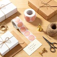 500pcs Thank You Stickers, Suitable For Gift Packaging, Envelopes, Cards, DIY Decoration - Multi-color - View 2