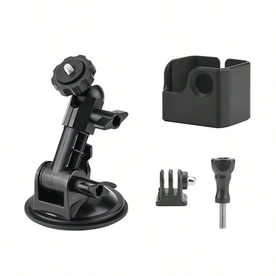 Car Suction Cup Mount Bracket For Osmo Pocket 3/4, Action Camera Accessories, Car Suction Cup Adapter Frame