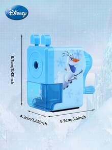 Monogram Disney 1個迪士尼史迪奇冰雪奇緣手動鉛筆削筆器，手搖式桌面文具，適合莉洛與史迪奇粉絲的辦公室裝飾，美感桌面配件，送給朋友的創意禮物 - Blue - 查看 7