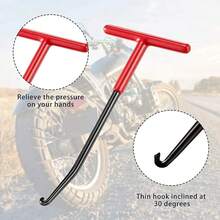 2pcs Exhaust Spring Holder Puller Spring Hold Extractor Tool For Motorcycle Puller - T-shaped Brake Drum Spring Hook - View 8