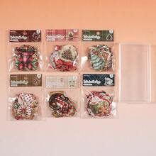 Sticker Set, Character Christmas Theme Sticker Set, Rich Element Design, Vibrant Colors And Exquisite Illustrations, Multi-Functional Scrapbook Stickers For Decoration, Art Journal, Card Making, Handmade Art DIY Stickers, Holiday Gift - Sticker - View 14
