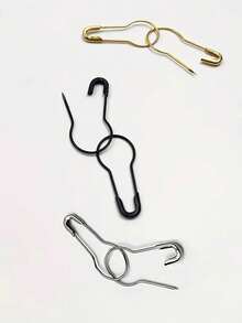 10/20/50/100/260pcs Hook And Loop Fasteners, Pear-Shaped And Bulb-Shaped Fasteners, Suitable For DIY Crafts, Sewing, Knitting Markers And Clothing Labels (Available In Gold, Silver, Black And Multicolor) - Multi-color - View 11