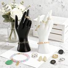 1pc Human Body Model Bracelet, Glove, Ring, Bracelet Jewelry Display Stand, Suitable For Cosmetics, Desk, And Accessories Storage For Women Storage Organizer Travel Essentials Gift Back To School - A - View 3