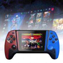 Q21 Portable Retro Handheld Game Console With 3.5-Inch Joystick Controller, Built-In 500 Games, Game Controller, Rechargeable, Connectable To TV (Classic Red & Blue/Blue/Red/White Color Schemes) - Multicolor - View 4