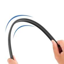 3D Curved Fit High Elasticity Silicone Frameless Silent Wiper, Car Side Window Wiper, Universal Squeegee Wiper Blade Rubber Strip, Multi-Model Compatible Driver & Passenger Window Wiper, Anti-Freeze Cold-Resistant Wiper Rubber Strip, Car Cleaning Tool, Suitable For Driver & Passenger Windows/2pcs/4pcs - Random Styles - View 8