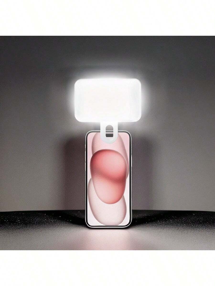 Portable Clip-On Selfie Fill Light, Suitable For Phone Camera And Video Conferencing, With 3 Lighting Modes, Rechargeable And Portable; Compatible With Laptop, Phone, Tablet, Zoom Meetings And Makeup, Ideal For Selfie And Live Streaming
