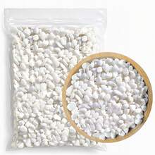 200/400/800g Natürliche weiße Mini-Kieselsteine, 0,6-0,9cm, Mehrzweck-Gartenschotter, geeignet für Kakteen, Bonsai, Terrarien und Feengärten, ideal für DIY-Bastelarbeiten, Glasvasen-Füllmaterial und Heimdekoration - kleine Steine - Übersicht 9