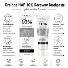 oralhoe Pasta Dental Blanqueadora, Elimina la Placa y las Manchas, Protege las Encías, Aliento Fresco y Limpieza Profunda para una Sonrisa Saludable - Menta - Ver 4