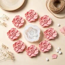 3D Flower Silicone Mold - Suitable For DIY Handmade Aromatherapy Candles, Resin Crafts, Handmade Soap, Plaster, Clay. Perfect For Home Decor And Holiday Handmade Gifts. - Flower - View 5
