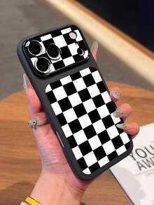 黑白棋盤格手機殼 360°全方位保護 TPU 磨砂霧面手機殼，適用於 iPhone 手機殼與 Galaxy 手機殼，17 Pro Max 手機殼保護殼，可愛手機殼，適用於 iPhone 13 手機殼、 15 手機殼、 16 Pro Max 手機殼、 16 手機殼、 14 手機殼、 15 手機殼、 16 Plus 手機殼，Galaxy 手機殼可作為禮物或個人使用 - 彩色 - 查看 6