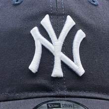 قبعة نيويورك يانكيز New Era 9TWENTY League Essentials - كحلي للرجال 60348850 - أزرق غامق - مشاهدة 3